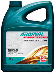 Купить моторное масло Addinol Premium 0530 C3-DX 5W-30, 5л,  в интернет-магазине в Ростове