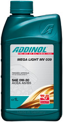 Купить моторное масло Addinol Mega Light MV 039 0W-30, 1л,  в интернет-магазине в Ростове