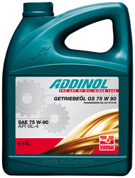 Купить трансмиссионное масло Addinol Трансмиссионное масло Getriebeol GS SAE 75W-90 (4л),  в интернет-магазине в Ростове